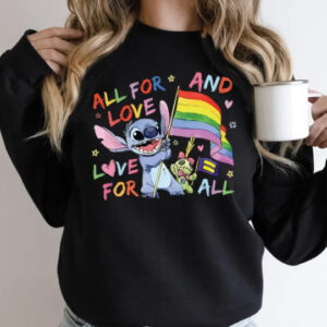 All For Love & Love For All - screwneck sweatshirt