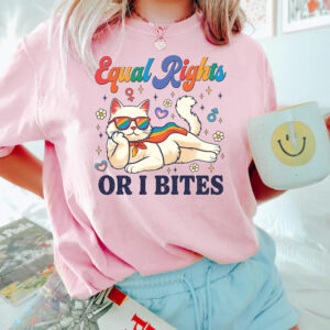 Equal rights or i bites t shirt human right t shirt