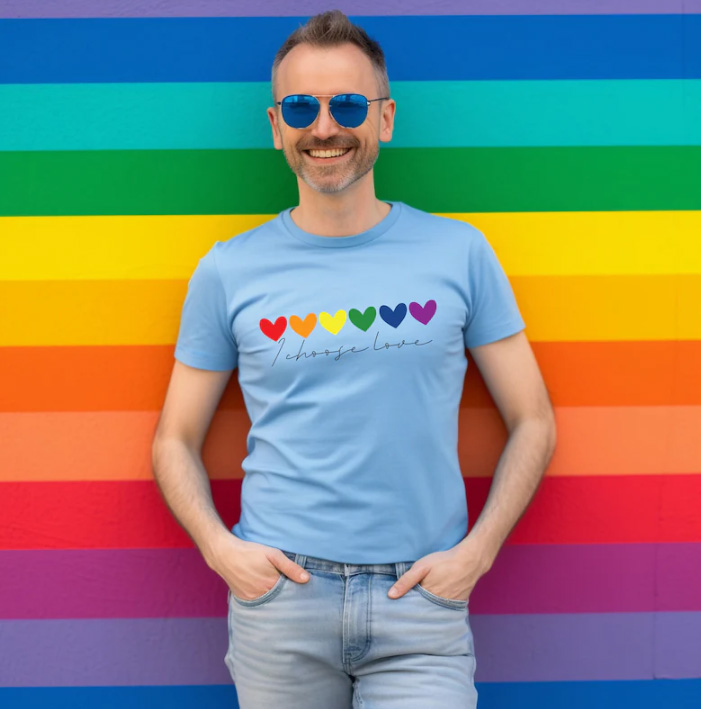 I choise love - Pride T-shirt 4 I choise love - Pride T-Shirt