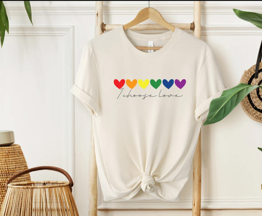 I choise love - Pride T-shirt 5 I choise love - Pride T-Shirt