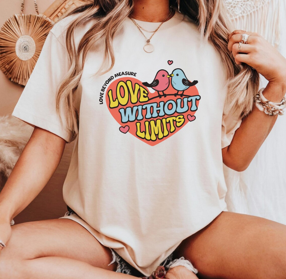 Love beyond measure, Love without limits Queer Streetwear Tee 1 Love beyond measure, Love without limits T-shirt