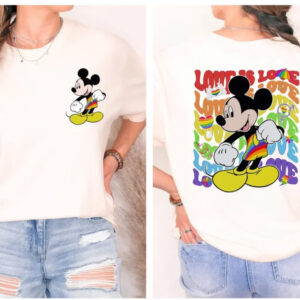 Love is love Mickey shirt for LGBTQ and ally