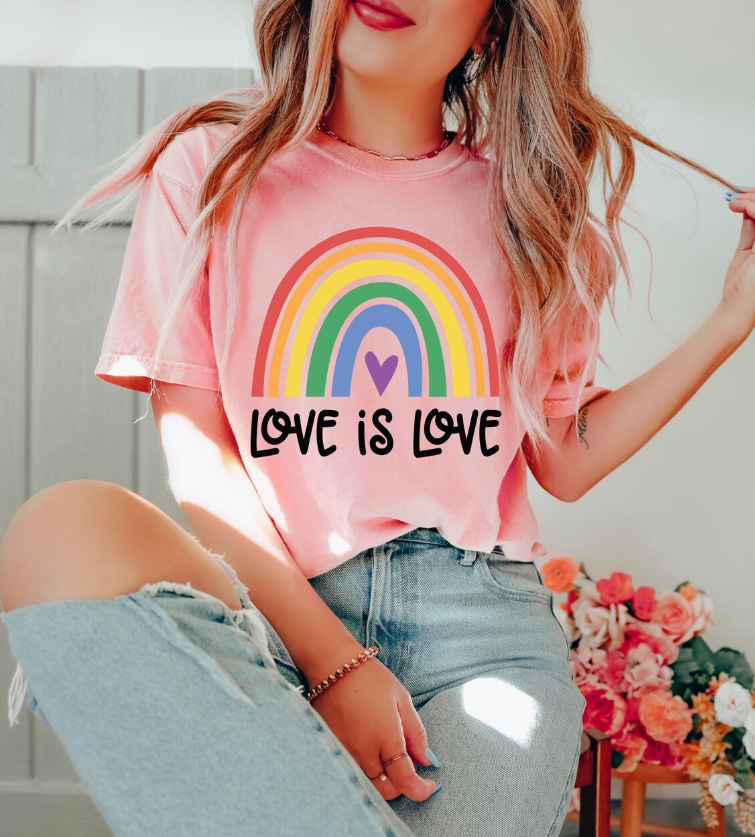 Love is love - Pride couple shirts 4 Love is love - Romantic Couple Gift Tee
