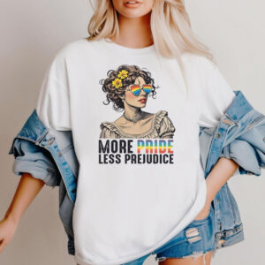More Pride Less Prejudice pride month t-shirt