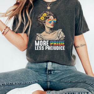 More Pride Less Prejudice -statement shirt 9 More Pride Less Prejudice pride month t-Shirt