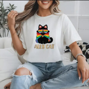 Pride Ally Cat T-Shirt 8 Pride Ally Cat T-Shirt