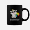 Raccoonicorn 50% unicorn, 50% trash panda, 100% magic rainbow cup
