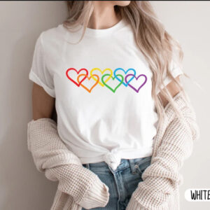 Rainbow heart - Pride t-shirt