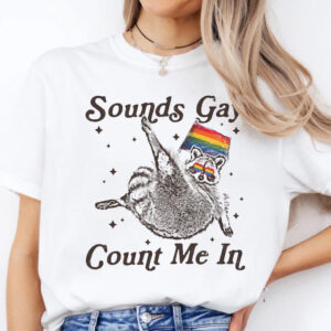 Sounds Gay Count Me In - LGBTQ ally Shirt 9 Sounds Gay, Count Me In β Pride T-Shirt for LGBTQ ally