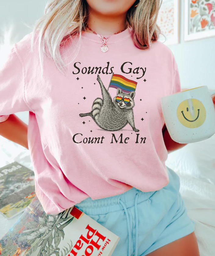 Sounds Gay Count Me In - LGBTQ ally Shirt 5 Sounds Gay, Count Me In β Pride T-Shirt for LGBTQ ally