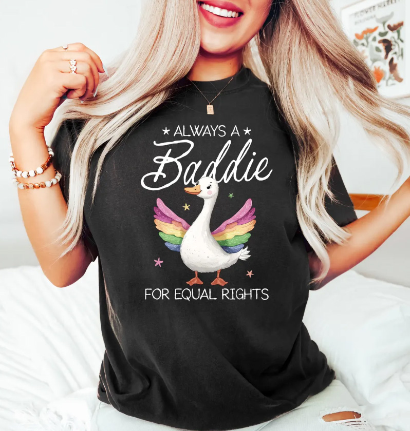 Always A Baddie For Equal Rights Shirt 4 Always a baddie for human right shirt