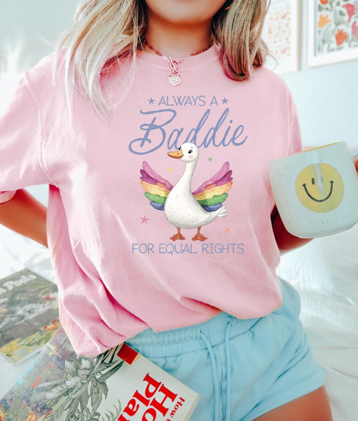 Always A Baddie For Equal Rights Shirt 3 Always a baddie for human right tee