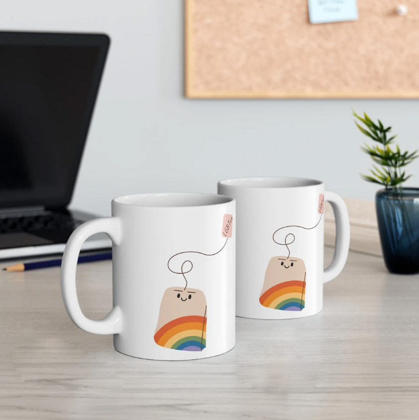 LGBTQ tea mug 3 LGBTQ coffe mug