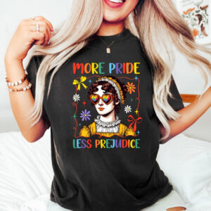 More pride less prejudice pride month shirt