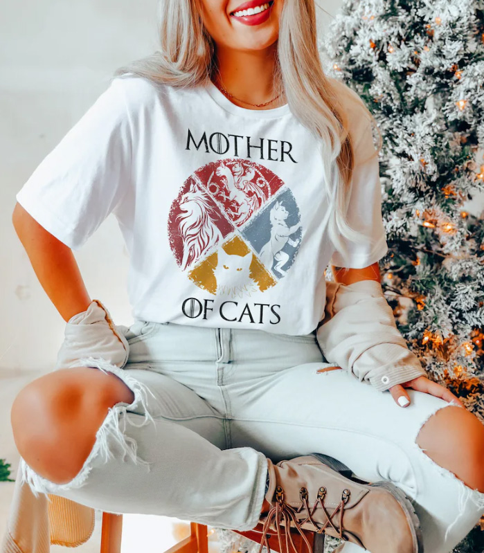 Mother of Cats Shirt - Shirt for Cat lover 1 Mother of Cats Shirt