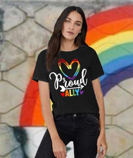Pround ally shirt - Shirt for LGBTQ ally 5 Pround ally shirt LGBTQ ally t-shirt
