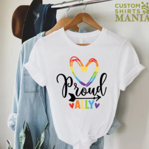 Pround ally shirt - Shirt for LGBTQ ally 7 Pround ally t-shirt